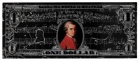 Mozart One Dollar Bill
