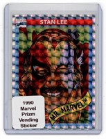 Stan Lee Prizm Vending Sticker