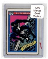 Marvel Spider Man Gold Replica Card