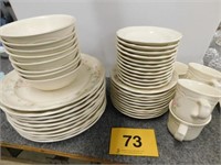 Pfaltzgraff Tea Rose: 10 dinner plates - 10