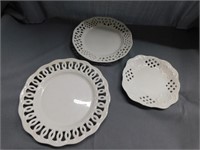 Three Lillian Vernon decorative plates