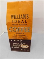 Williams Ideal Roasted Coffee 3 lb bag, dist. by