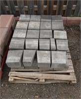 RETAINING WALL STONE - GREY - APPROX 40