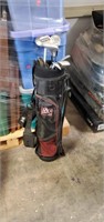 Rad Teh Golf Bag with Assorted Golf Clubs