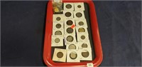 Tray of Assorted Foreign Coins