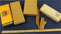 4 Pistol Boxes with Parts & Misc