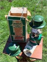 Coleman Model 335 Sportlite Lantern + Extra Parts