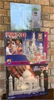 4 3D Puzzles Sealed