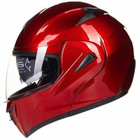 ILM 808 MOTORCYCLE DUAL VISOR FLIP UP MODULAR FULL