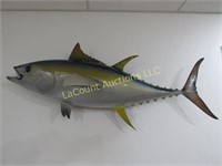 Yellow Fin Tuna Fish mount apx 46" long replica