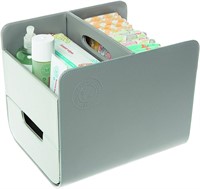 The Honest Company Diaper Caddy, 3.85 lb, Silver