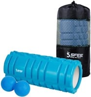 Sfee Foam Roller with Massage Ball-13"x5.5"EVA M