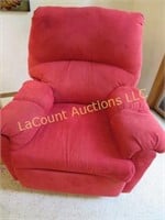 red recliner good used condition