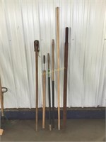 Pole extensions, chicken hook, walking stick