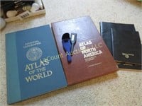 atlases and map reader good condition
