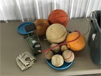 Sport lot - basketball, volleyball, softballs