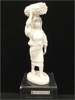 Noritake Bone China Figurine. Woman Carrying