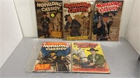 (5) 1940s 50s HOPALONG CASSIDY 10CENT COMIC BOOKS