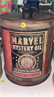 VTG 5GAL MARVEL MYSTERY OIL CAN 11X14"