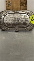 1892 DR. MEYERS & CO ADVERTISEMENT STAMP HOLDER