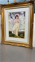 VINTAGE HAND CRAFTED FRAMED WALL ART