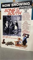 WALT DISNEY SONGS OF THE SOUTH POSTER TOM REINHART