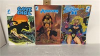 3PC COMAX ADULT COMIC BOOK LOT- SIGNED 1ST EDITION