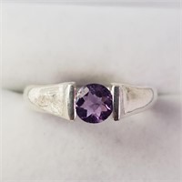 $160 Silver Amhyst Ring