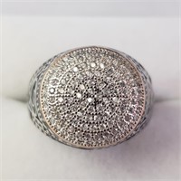 $160 Silver CZ Ring