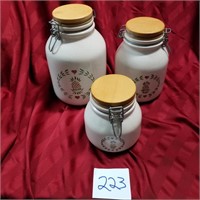 set of 3 canisters