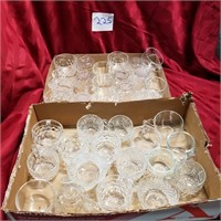 Box lot of 40 ASSORTED  PUNCH CUPS