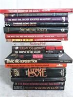 Qty(17)Assorted Books,Occults,Satanism,Witchcraft