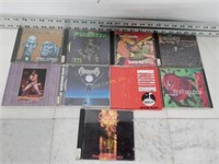 Qty (9) Assorted Heavy Metal CD's