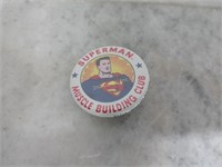 Small Superman Muscle Club Pin
