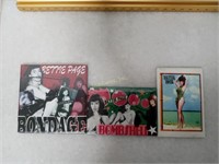 Qty (3) Bettie Page Magnets