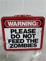 Warning: Please Do Not Feed The Zombies Lunch Box