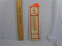 Texaco Embossed Metal Thermometer 13"x3.75"