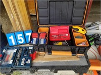 rigid organizer full of bits and tools