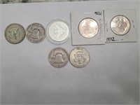 Lot 7 half dollars 1906-1976