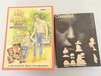 Lot 2 Games-Andy Griffith Show Trivia & Chess set