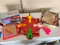 Lot of 5 Vintage Toys-Fast Charger, Hungry Hippos,