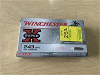 .243 win., 80 gr. (20 rounds)