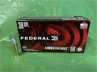 FEDERAL .38 SPECIAL AMERICAN 158GR 50 ROUNDS #1