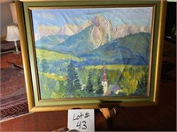 George E Cook Oil Painting