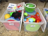 Patio & Party Ware - 2 Storage Totes Full!