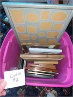 Tote of picture frames
