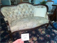Victorian love seat/ couch