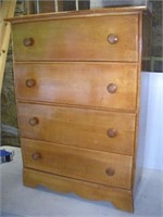 Wood Chest if Drawers, 28x16x42