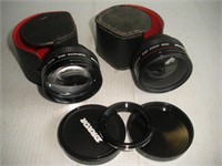 2 Zykkor Lenses, Wide Angle and Telephoto