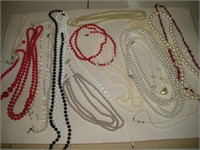 Costume Jewelry-Beaded Necklaces and Pearls
